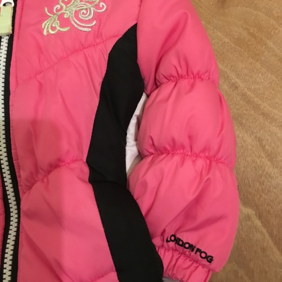 London Fog 12M Pink Coat - Picture 3 of 6